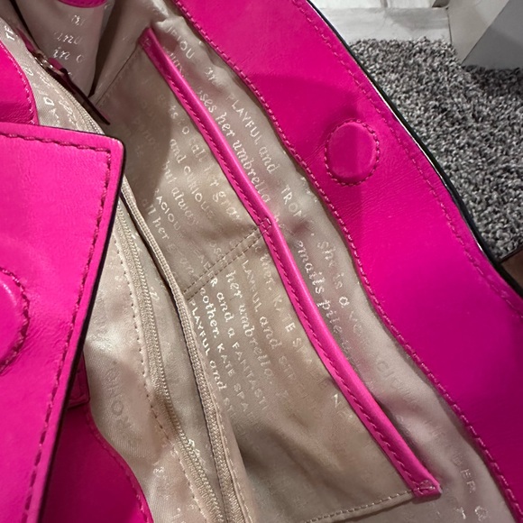 Kate Spade Tan and Pink Tote Bag - Picture 10 of 15
